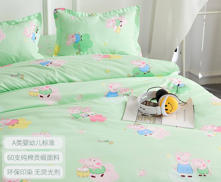 100% cotton trẻ em quilt cover mảnh duy nhất phim hoạt hình quilt mẫu giáo bắt đầu trường ba mảnh bé quilt cover sheets