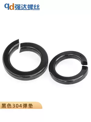 M1 6M2M3M4-M20 black 304 stainless steel spring pad C- ring Spring washer Huasim black gasket