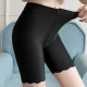 Safety pants no wear underwear two-in-one five points extended version ice silk large size 200Jin [Jin is equal to 0.5kg] anti-lost leggings women's summer