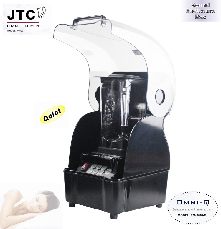 JTC TM 800AQ Ice Sand Machine With Soundproof Hood Mixer Milk Tea Commercial Ice Sand Wall Breaking Fruit Juicer Ice Sand Machine