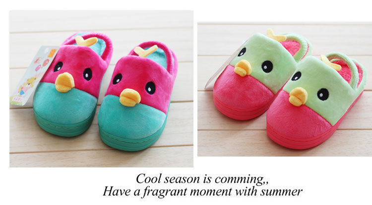 Pantoufles enfants en suède pour hiver - semelle caoutchouc - Ref 1006045 Image 32