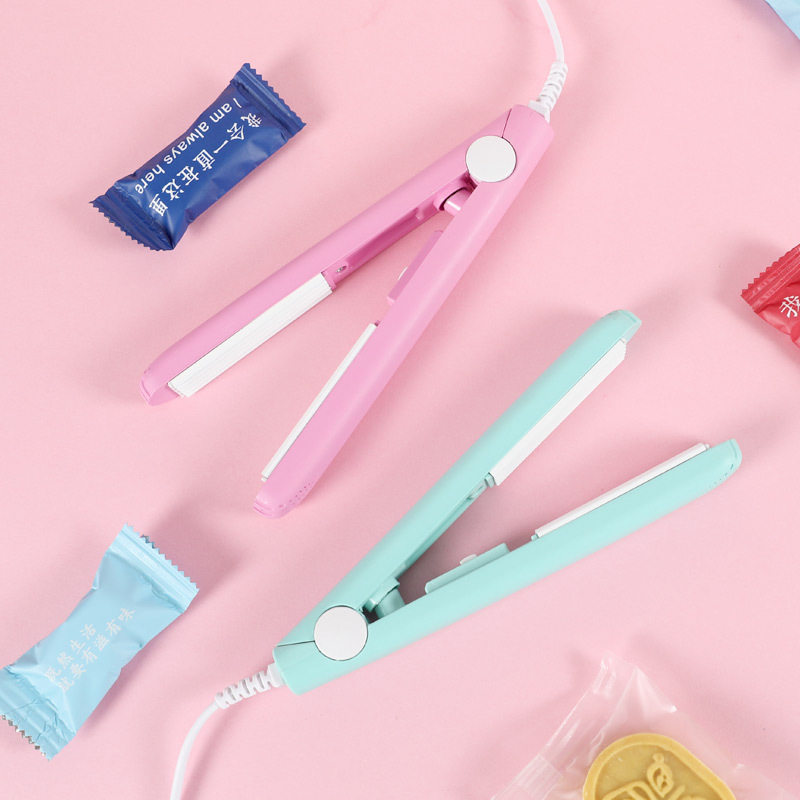 Small household portable sealing machine cake bag plastic sealing machine aluminum foil tea snack seal artifact baking