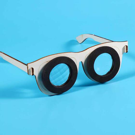 Student Science Experiment Multi-Ring Mirror Insect-Proof Science and Technology Small Production Materials Kidsren DIY Small Invention Eyes