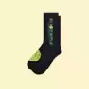 Candymade 21SS tennis smiley series black and white casual wild skateboard mid-tube sports socks