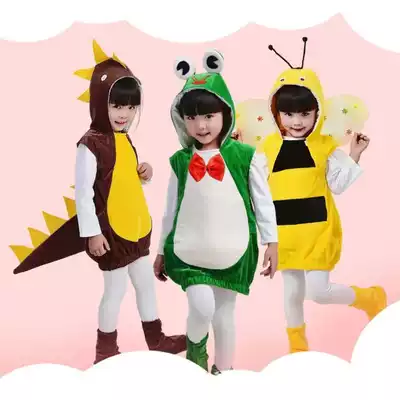 Dinosaur children play animal costumes Photo studio Photo clothes New Year's Day Mickey Mouse melodrama Bunny