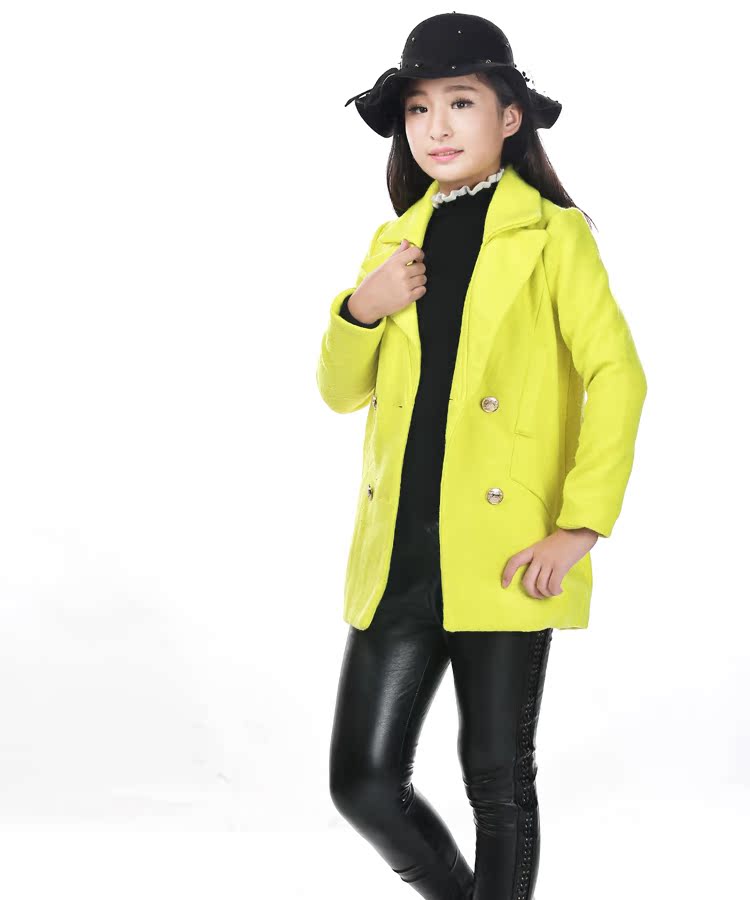 Manteau pour fille en laine - Ref 2161661 Image 10