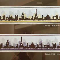 9 cm new tiled lace curtain decoration webbing fabric accessories modern minimalist wind sofa splicing lace