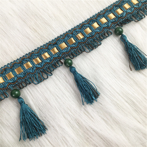 (factory price) Curtain Hanging Ears Flow Su Pearl Pendant Ball Curtain Head Bottom Edge Decoration Sofa Cloth Art Accessories