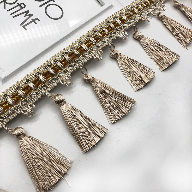 Curtains hoister lace flowing curtain mantle accessories accessories with extended pendant hanging on the bottom of the sofa skirt