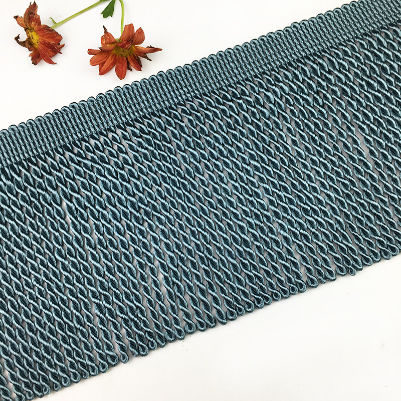 11cm14cm fine-flow suchline drapes Curtains Lace decoration Hemp Blossom Ears curtains lengthened hem Sofa Decoration Accessories