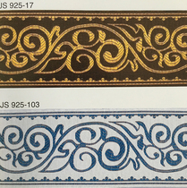 Fine 9 cm jacquard webbing Curtain Side side decorated with wide side sofa Pillow Cushion Insert Edge Cloth Art Hanfu Side