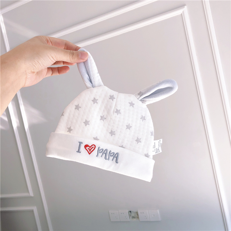 ILOVEPAMAMA Newborn Hat Autumn and Winter Pure Cotton Born Hat Born Hat