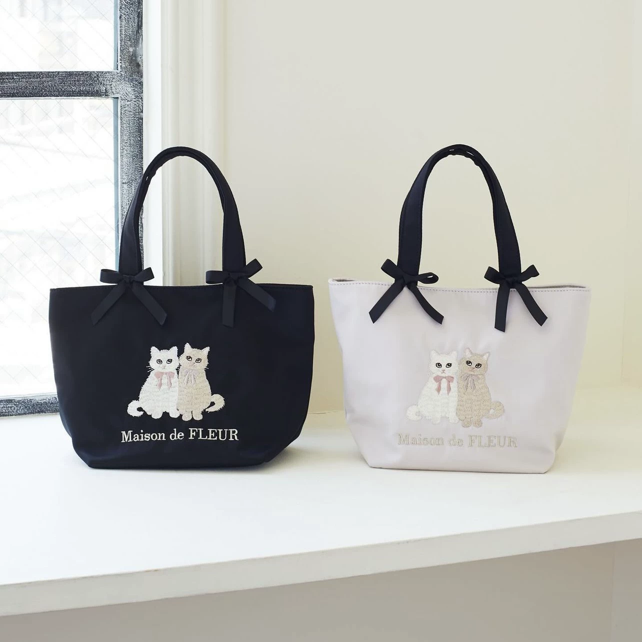 Maison de FLEUR Sakura Sister Sister японская серия Tot Bag плюшевая сумка косметика