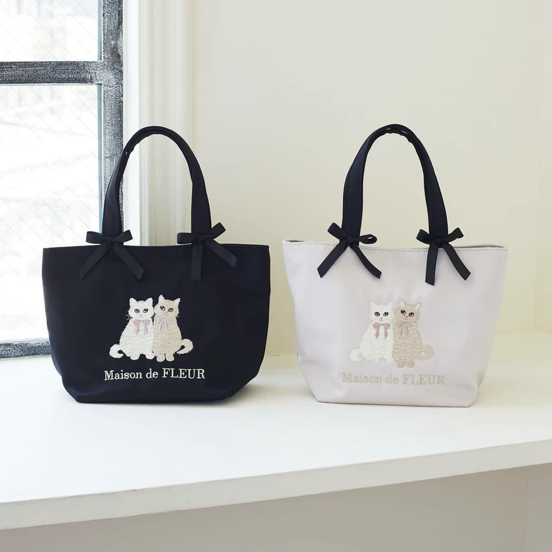 Maison de FLEUR Sakura Sister Sister японская серия Tot Bag плюшевая сумка косметика