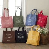 Японский шоппер, портативная вместительная и большая сумка на одно плечо, 22 года, английский, с вышивкой