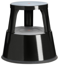 Round steel book step Steel foot step Two-step foot step stool Supermarket tally stool Climbing stool Library book step