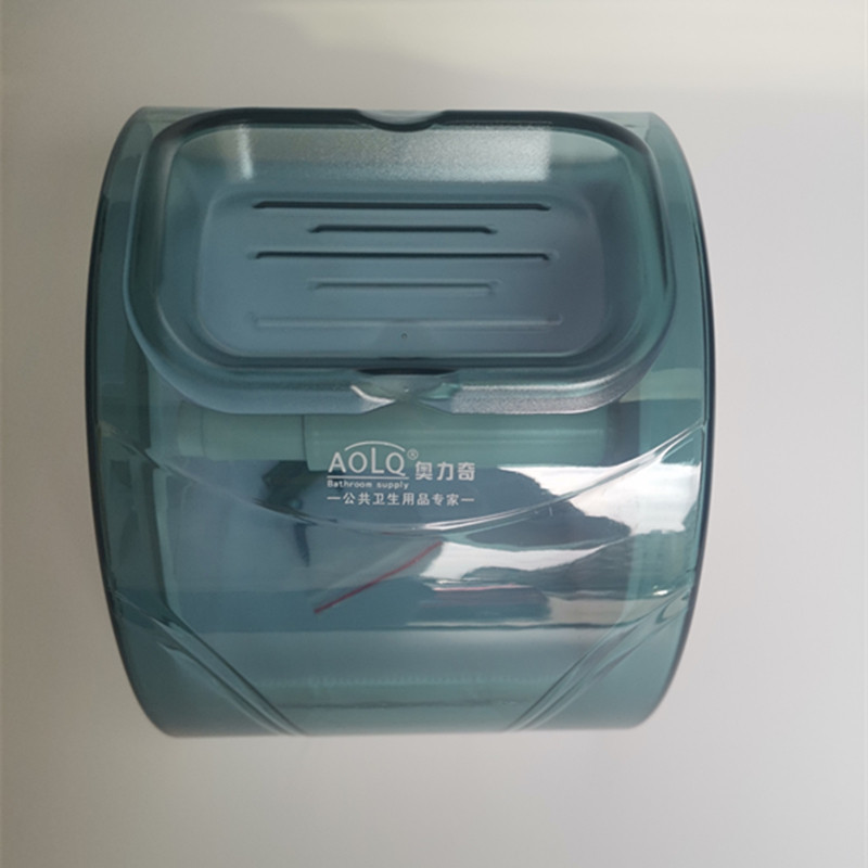 Aoliqi AQ-6820B small roll carton roll toilet paper holder Chinese-style tissue holder tissue box waterproof transparent and visible