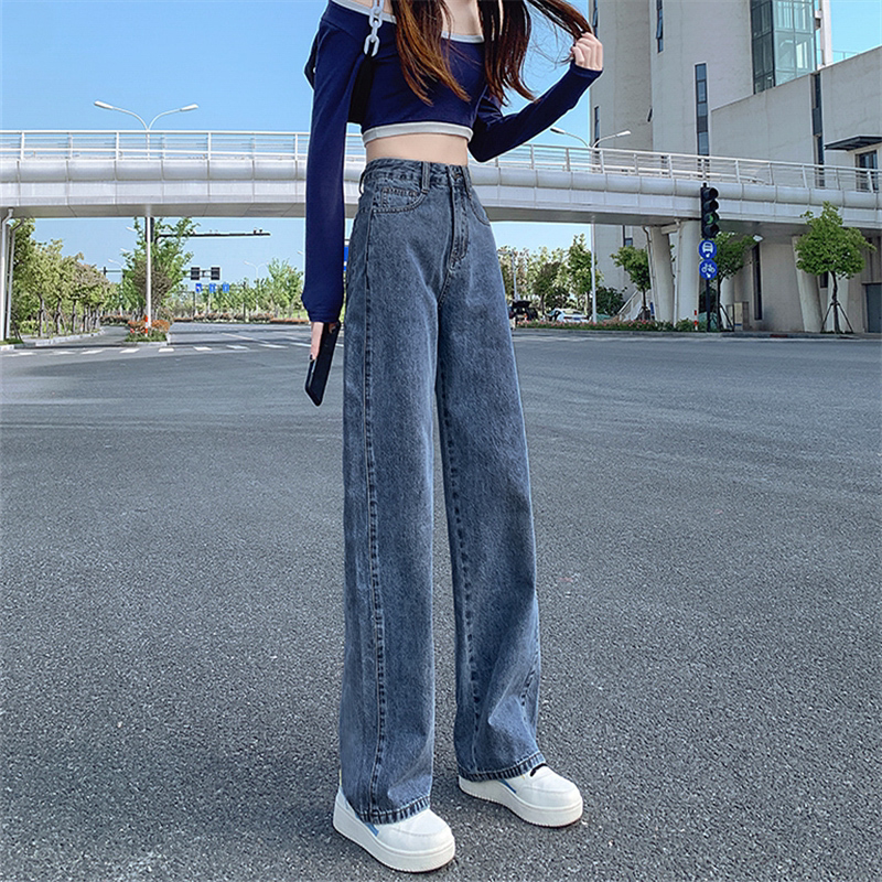 Clearance Sale with Free Shipping on New High-Waisted Straight-Leg Jeans for Women, 2022 New Spring/Autumn Style, Petite Size Clearance Sale with Free Shipping on New High-Waisted Straight-Leg Jeans for Women, 2022 New Spring/Autumn Style, Petite Size