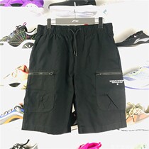 Li Ning 2021 summer new shorts mens anti-Wu basketball pure cotton loose casual sports five-point pants AKSR157