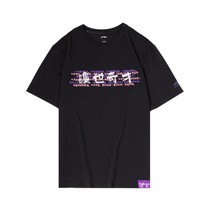 Li Ning short-sleeved male college entrance examination wonders summer new printed cotton half sleeve leisure sports T-shirt female AHSQ143