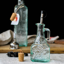 Giveaway Italian imported Cork olive oil bottle unleaded glass bottle flavored bottle oil pot country Vintage