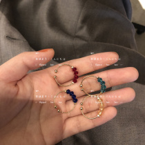 iFlipped-Light Fire Nebula 6 color into can be stacked to wear multi-section good texture ring