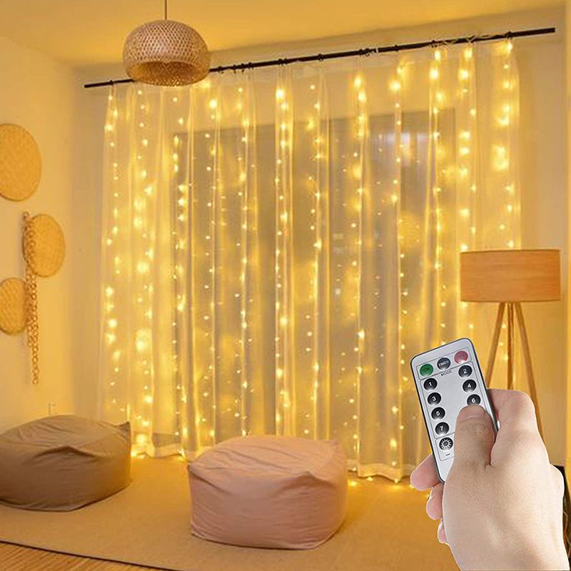 Led Curtain Lights, Popular on Social Media, Room Background, Starry Sky Decoration, Curtain Lights, Waterfall Lights, Flashing Lights, Atmosphere Lights