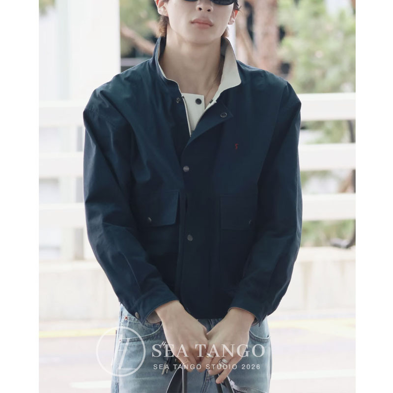 【Buy with Confidence】26Fw High-End Fashion Brand Embroidered Letter Reversible Workwear Jacket Unisex Trendy Outerwear 【Buy with Confidence】26Fw High-End Fashion Brand Embroidered Letter Reversible Workwear Jacket Unisex Trendy Outerwear
