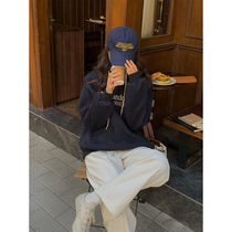 5siss port of wind small crowdsourced design Letters printed cover with cap and clothing woman 100 hitch for casual garnter blouses