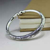 Guquan Silver Bracelet Foot Silver 999 Phoenix Dance Nine Days Garlic Phoenix Bracelet Yunnan Snow Silver Custom Bracelet