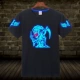 Vũ điệu dạ quang TIM T-shirt shuffle nhảy hip hop hip-hop quần áo huỳnh quang cotton nam và nữ tay áo ngắn áo ba lỗ nam