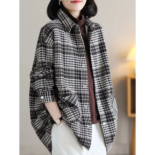 Брендовая рубашка, утепленная куртка, свободный крой