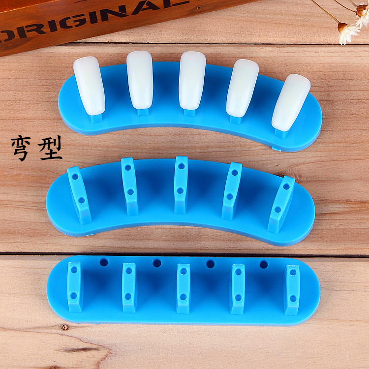 Nail Lotus ghế giả móng tay hỗ trợ thực hành khung móng nhựa có thể tháo rời cơ sở hiển thị công cụ mới bắt đầu bộ làm móng