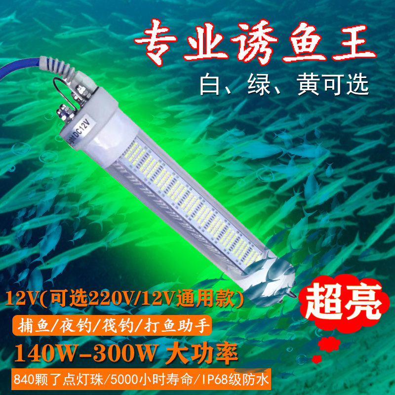 300W waterproof squid lamp night fishing fishing fishing fishing fishing fishing fishing fishing fishing fishing fishing fishing fishing fishing light raising grid lights