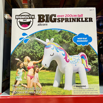 Sam inflatable water-spraying unicorn oversized toy thickened fabric moisture-proof and easy to clean with floor nails