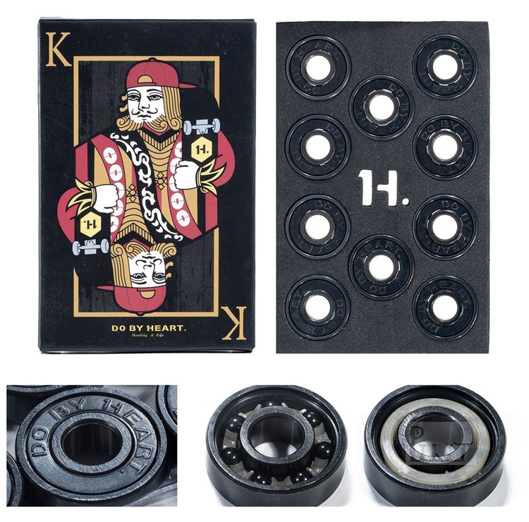 DBH Professional Skateboard Bearings 10 Mounted Freedom Skatepark