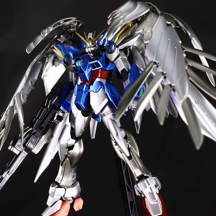Thousand hands Bandai metal coloring MG five Xiaoqiang angel flying wing zero type hell death 2 0 color Gundam model