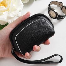  Leather coin purse female small mini mothers soft cowhide hand carry coin key hand zipper wrist small wallet