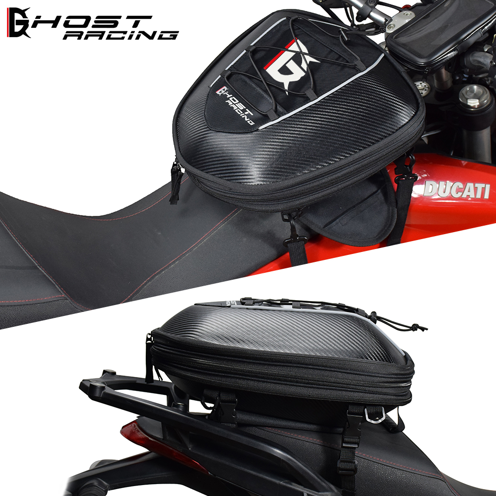 Motorcycle rear seat bag hard case tail bag can be put full helmet hand Knight motorcycle travel locomotive mailbox bag waterproof