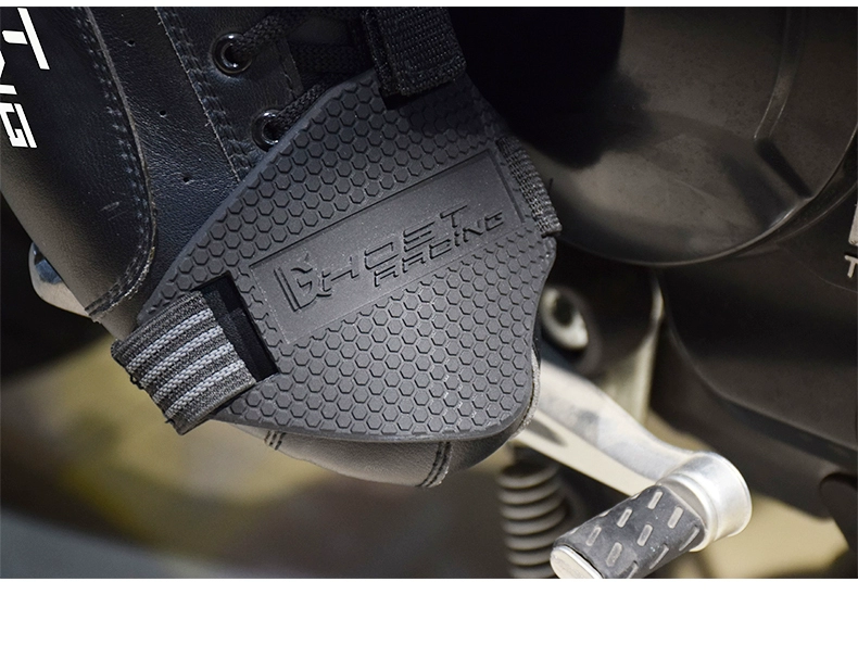 Xe máy thay đổi cao su pad thiết bị cao su bảo vệ giày đi ủng khởi động bảo vệ trên để bảo vệ giày trên - Xe máy Rider thiết bị