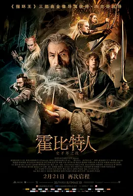 霍比特人2：史矛革之战 The Hobbit: The Desolation of Smaug（2013） 海报