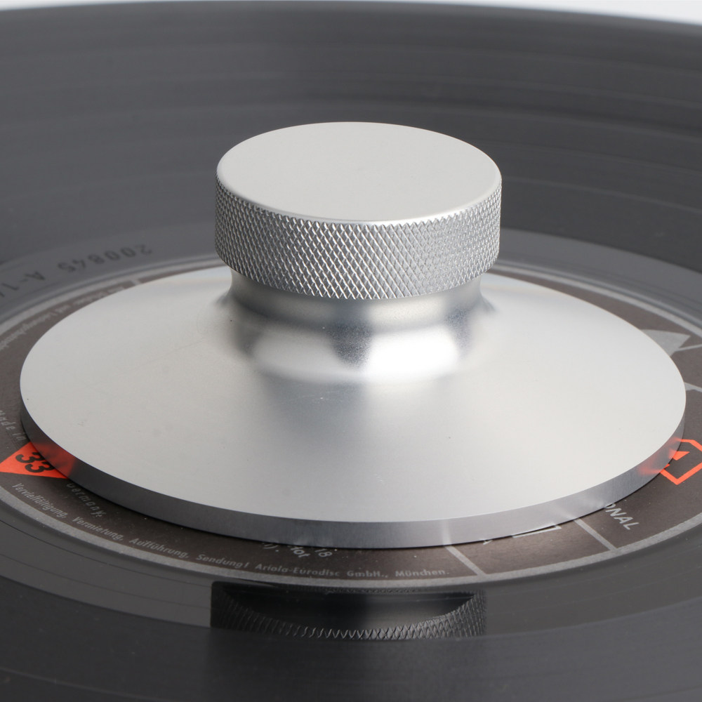 Preffair all-aluminum LP vinyl record player CD record town LP record player special disc pressure 120g shock-absorbing disc pressure