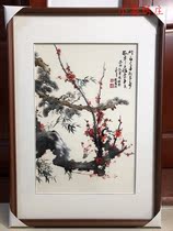 Pure handmade new boutique Suzhou embroidery painting Su embroidery finished hanging painting porch decorative painting 4060 Spring