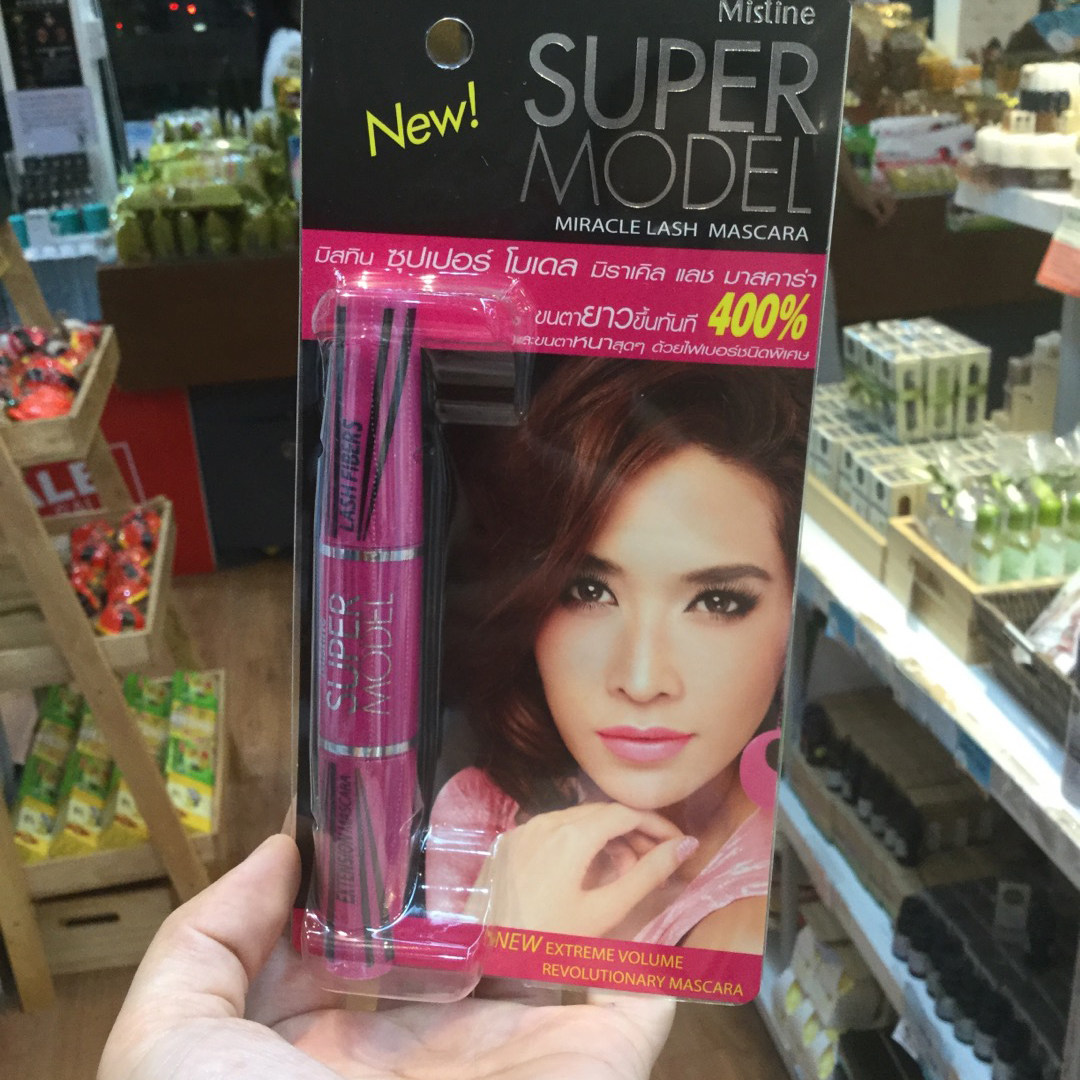 Thailand Mistine 4D double-headed mascara slender, thick, waterproof, curling, and not smudged