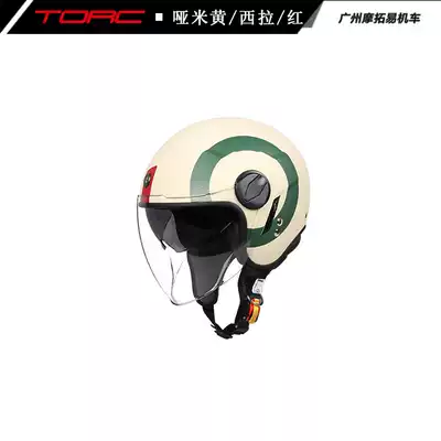 TORC American retro helmet double lens men and women Four Seasons locomotive semi-Helmet helmet helmet Four Seasons personality cool