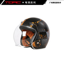  TORC American motorcycle helmet Scooter personality cool helmet Men and Women motorcycle retro helmet half helmet