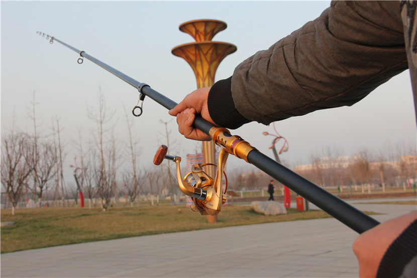 3.6m5.4mTelescopic long Spinning Rod beach sea pier fishing rod