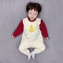 (Micro-blemish) De velvet cotton one-piece clothes ironing did not dry behind a little dyeing can consult customer service to take photos