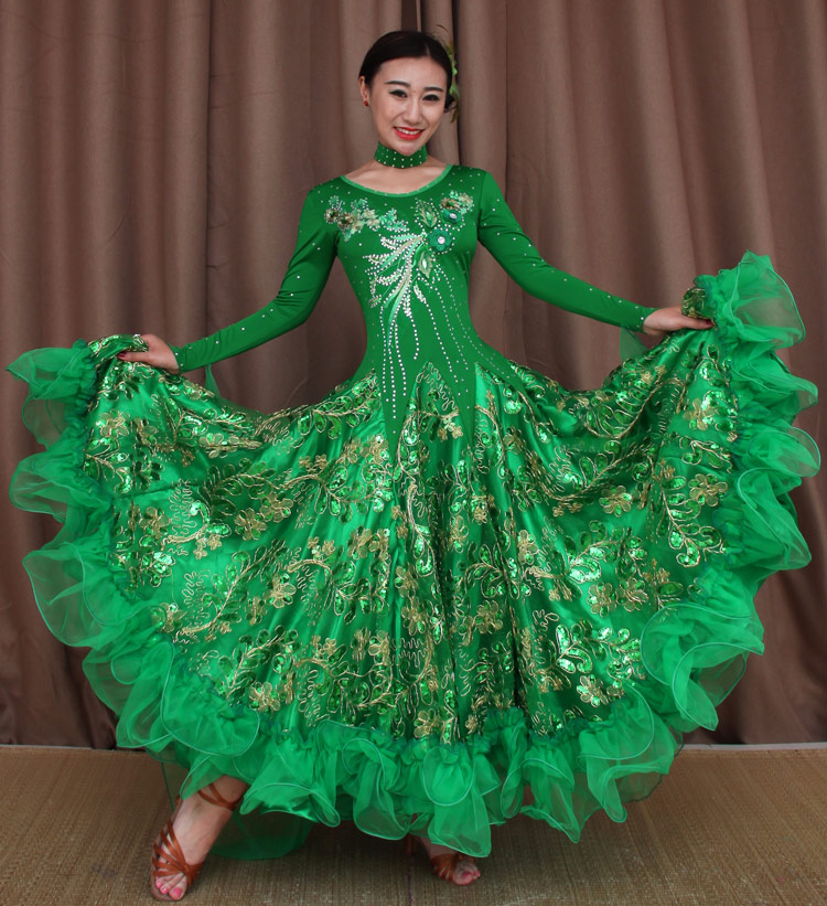 Usd 285 64 Jiayun New Ballroom Dance Big Skirt Modern Dance