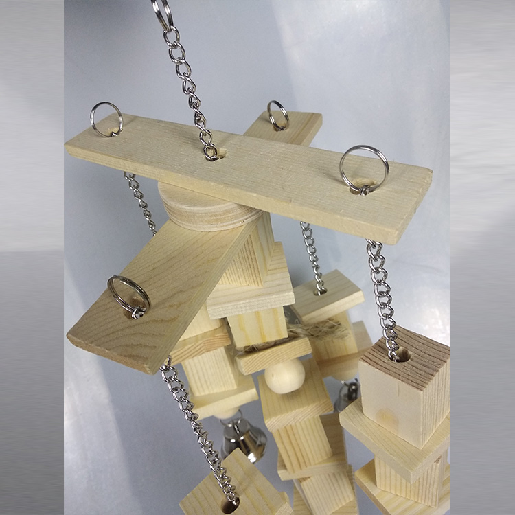 Đồ dùng vẹt lớn, vừa và nhỏ Đồ chơi cắn Bite chuông leo thang A07 - Chim & Chăm sóc chim Supplies lồng choè than